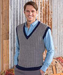 Free patterns and models knitting and crochet for women, men and children. 30 Free V Neck Vest Knitting Patterns To Download