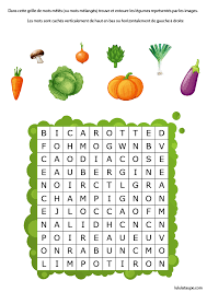 Pour plus d'informations sur l'origine de ce jeu, vous pouvez. Mots Meles Pour Enfants Les Legumes Lulu La Taupe Jeux Gratuits Pour Enfants