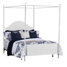 Amazon basics reversible microfiber bed comforter, king, white. King Cumberland Metal Canopy Bed Set Textured White Hillsdale Furniture Target