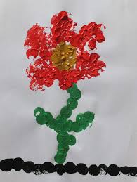 Lustige 3d collage für kinder in grundschule und kindergarten. Stempeln Mit Korken Bunte Bilder Mitf Kleinkinder Gestalten