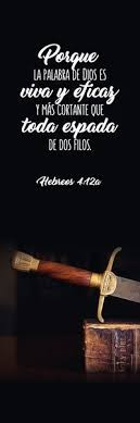Separador Porque La Palabra De Dios Es Viva Luciano S Books Hebreos 4 12 Biblia Versiculos Palabra De Dios Relacion Con Dios Biblia