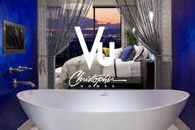 Built by christopher homes, vu at macdonald highlands is a stunning hillside neighborhood that offers breathtaking views of the strip, dragonridge golf course, and of course the beautiful mountainous landscape that helps define the southern nevada region. A Different Point Of Vu Christopher Homes Luxury Homes Las Vegas