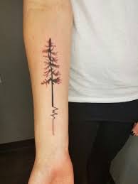 Simple Tree And Heartbeat Heartbeat Tattoo Tattoo Script Tattoos