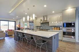 sleek modern kitchen design with an