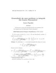 Надо использовать логарифмирование y=sinx^arctgx ln(y)=ln(sinx^arctgx) ln(y)=arctg(x)*ln(sinx) y`/y=cos(x)*arctg(x)/sin(x)+(1/(1+x^2)*ln(sinx) y`=y*(cos(x)*arctg(x)/sin(x)+(1/(. Generaliz Ari Ale Unor Probleme Cu Integrale Din Gazeta Matematic A 1
