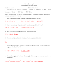 21 when white light is viewed through sodium vapor in a spectroscope, the. Light Energy Answer Key