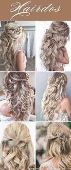 17 Enchanted Rustic Wedding Hairstyles Half Up Hald Down Hair For Long Hair Rustic Wedding Hairstyles Formal Hairstyles For Long Hair Long Hair Wedding Styles