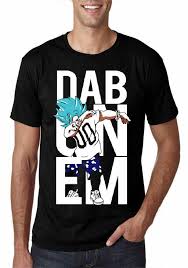 goku dab black t shirt