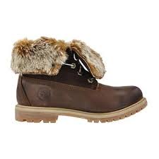 Boots beiges en suédine avec col en fourure multicolore (noire, marron, blanche). Epingle Sur Shoes Boots Timberland Femme