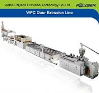 WPC Door Production Line PVC Wood Plastic Composite Door Panel Making  Machine WPC Profile Extrusion Line