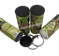 Muesli Nuts Packaging Paper Food Grade Canister Round ...