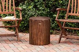 The classic chinese drum shape makes this stool perfect as a seat, plant stand, or side table. Ideal For Entertaining Gardening And Decor Rustic Cream Design Patio Sense Parker Square Indoor Outdoor Garden Stool Table Garden Apartment Reclaimed Wood For Porch Backyard Balcony Lawn Outdoor Decor Patio Lawn Garden