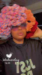 It feels like a 70s fro!! Lol FINALLY AFTER WEEKS OF DOING HATS FOR  EVERYONE ELSE I HAVE COMPLETED MINE!! I made it in these colors because my  autistic 8yo favorite color is rainbow! It is such a warm ...