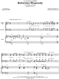 Download and print bohemian rhapsody piano sheet music by queen. Bohemian Rhapsody Sheet Music To Download And Print