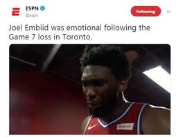 Marc gasol was the first to go hug a crying joel embiid after the game. Nba Young Philadelphia 76ers Fan Writes Emotional Letter To Joel Embiid Bbc Sport