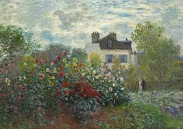Monet's most famous flower paintings: Hd Wallpaper Assorted Flowers Painting Landscape Picture Claude Monet The Garden Of Monet At Argenteuil Wallpaper Flare