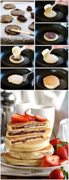 Nutella Stuffed Pancakes Nutella Recipes Nutella Dessert Recipes Nutella Desserts