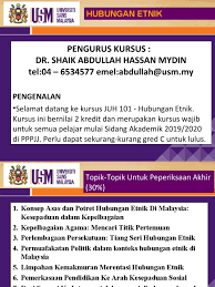 Menjelaskan dinamika hubungan etnik di malaysia. E Kuliah 2 Kesepaduan Dalam Kepelbagaian