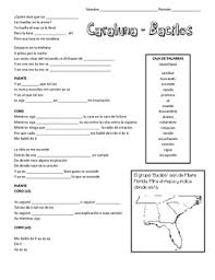 Present Progressive Practice With A Song Caraluna Bacilos Spanish Teaching Activities Teaching Spanish Spanish Teacher Resources