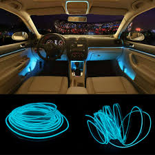 Jurus New 5meters Red Car Interior Led Lights For Auto Strip Garland El Wire Rope Tube Line Flexible Neon Light With 12v Drive Decorative Lamp Aliexpress