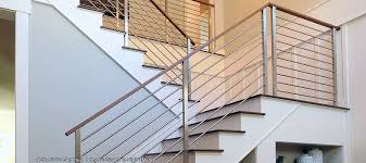 However, this creates free spaces between the individual posts. Horizontal Bar Railing On Stairs Steel Stair Railing Stair Railing Steel Stairs