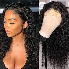 Giannay hair curly wigs for black women lace front wigs with baby hair long loose wave synthetic wig heat resistant fiber 180% high density natural looking hair replacement wigs 24. Amazon Com Zikria Brazilian Virgin Hair Deep Curly Lace Front Wigs Human Hair Pre Plucked Lace Frontal Wigs For Black Women Curly Bleached Knots 20 Inch Lace Front Wig 130 Density Beauty
