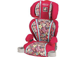 Graco Highback Turbobooster Car Seat Red W Flowers And Butterflies Car Seats Baby Car Seats Kids Booster Seat