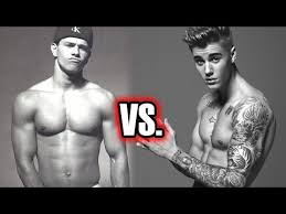 Justin Bieber vs Marky Mark Wahlberg: Best Calvin Klein Photo? - YouTube