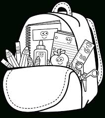 Hal ini menunjukkan mewarnai menjadi sebuah metode yang digunakan guru. Backpack And Supplies Clipart Spalvinimo PaveikslÄliai Intended For Classroom Objects Clipart Black And White 34658 Boyama Sayfalari Desenler Anaokulu