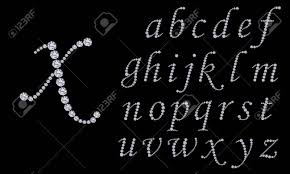 Vector luxury silver diamond letters and symbols with sparkles. Diamond Alphabet Letters From A To Z Royalty Free Cliparts Vectors And Stock Illustration Image 11126176
