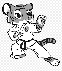 Here you can explore hq black and white tiger transparent illustrations, icons and clipart with filter setting like size, type, color etc. Tiger Animal Free Black White Clipart Images Clipartblack Karate Tiger Clipart Hd Png Download Vhv