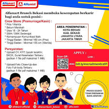 Loker semarang, alfamart adalah perusahaan yang bergerak di bidang retail minimarket yang terkemuka di indoneseia. Lowongan Kerja Alfamart Bekasi Maret 2021