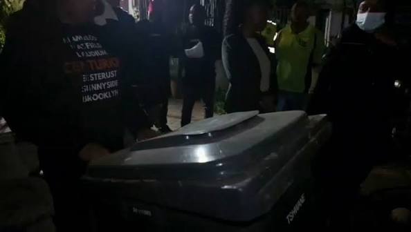 We confiscated 17 municipal bins that we found inside this property. The owners only pay for 2 bins. , Concerned community members had alerted the City about the property with claims that a brothel ...