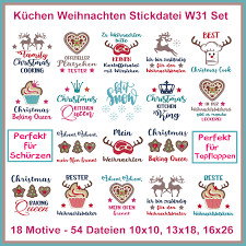 Küche günstig online bei ebay kaufen. Stickdateien Weihnachtskuche Weihnachen Kueche Christmas Kitchen Set Rock Queen