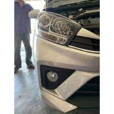 Fog lamp covers vento 2019 model quality product durable made in taiwan. Ready Stock Perodua Axia 2019 2020 E Spec G Extra Fog Lamp Oem Full Black Fullset Shopee Malaysia