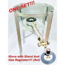 Mini gas burner + stand. Low And High Iron Stove Stand With High Pressure Gas Stove Regulator Gas Set 1 5m Hose Dapur Stand Rendah Dan Tinggi