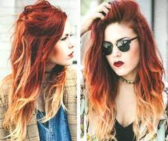 Red Hair Bleached Tips Google Search Red Hair Color Red Hair Bleached Tips
