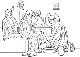 Jesus Washes The Disciples Feet Coloring Page Jesus Washes His Disciples Feet In M Bible Coloring Pages Sunday School Coloring Pages Jesus Coloring Pages