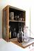 Rustic Corner Liquor Cabinet
