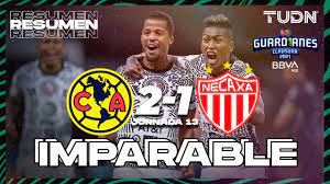 Necaxa is going head to head with club américa starting on 4 feb 2021 at 22:00 utc. Resumen Y Goles America 2 1 Necaxa Torneo Guard1anes 2021 Bbva Mx J13 Tudn Youtube