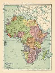 Map of african territory occupied by european powers at the start of the first world war, including french west africa, gold coast colony, togoland, nigeria. The Colonial Names Of African States