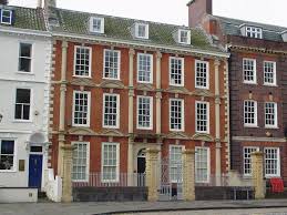 This gorgeous georgian building has hardwood floors and marble walls. Domestic Architecture 1700 To 1960 Br