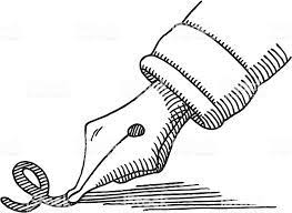 Hand Drawn Vector Sketch Of A Writing Symbol A Fountain Pen Tip Fountain Pen Vector Sketch Free Vector Art