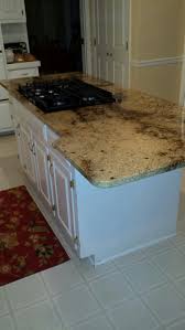 granite kitchen island countertop with