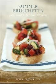 Slice the zucchini lengthwise if the spoiled area extends deeply into the squash. Tomato Zucchini And Olive Bruschetta Fresh Summer Party Food Jenny Steffens Hobick