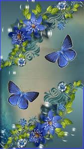Birds And Butterflies Wallpaper Pin By Michelle Wright On Cell Phone Walls Flower Background Wallpaper Butterfly Wallpaper Backgrounds Flower Phone Wallpaper