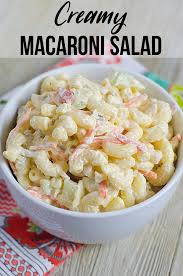 Creamy Macaroni Salad Recipe Creamy Macaroni Salad Macaroni Salad Picnic Side Dishes
