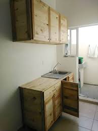 Handcrafted Wooden Pallet Kitchen Sink And Wall Cabinets Pallet Kitchen Cabinets Recycled Kitchen Pallet Kitchen