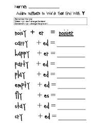 To understand the doubling rule, it helps to know about vowel and consonant patterns in words. Add Suffixes To Words Ending With Y Word Work Words Ads
