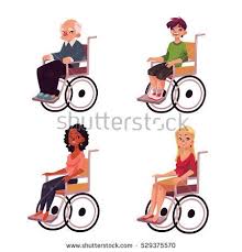 Check spelling or type a new query. People In Wheelchairs Old Man Black And White Women Teenage Boy Cartoon Vector Illustration Isolated On White Background P Dibujos Discapacitados Imagenes